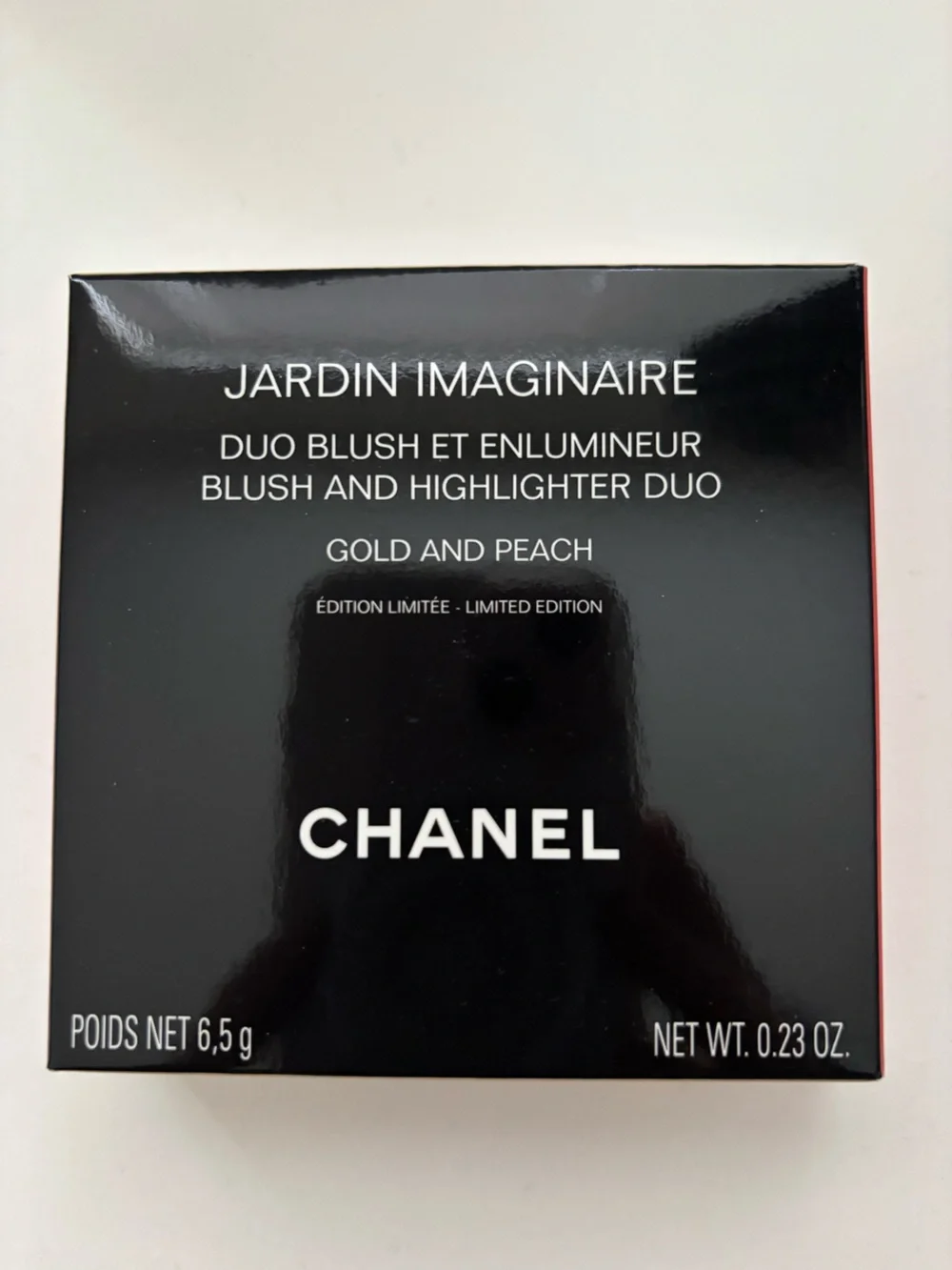 Chanel JARDIN IMAGINAIRE BLUSH AND HIGHLIGHTER DUO gold and peach